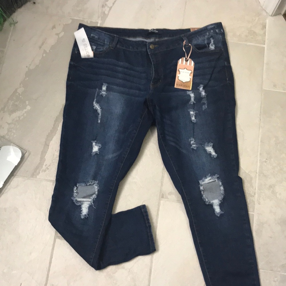 Fashion Nova Wax Jeans - size 3x/22